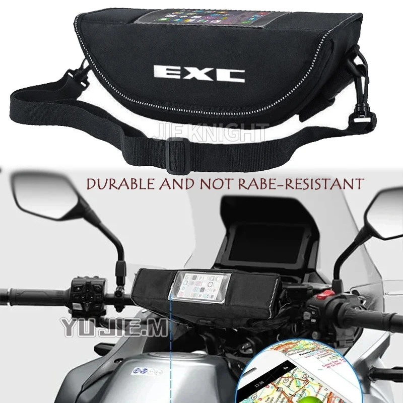 

For EXC 125 200 250 300 400 450 500 530 Exc 2011 - 2019 2020 Motorcycle Handlebar bag waterproof handlebar travel navigation bag