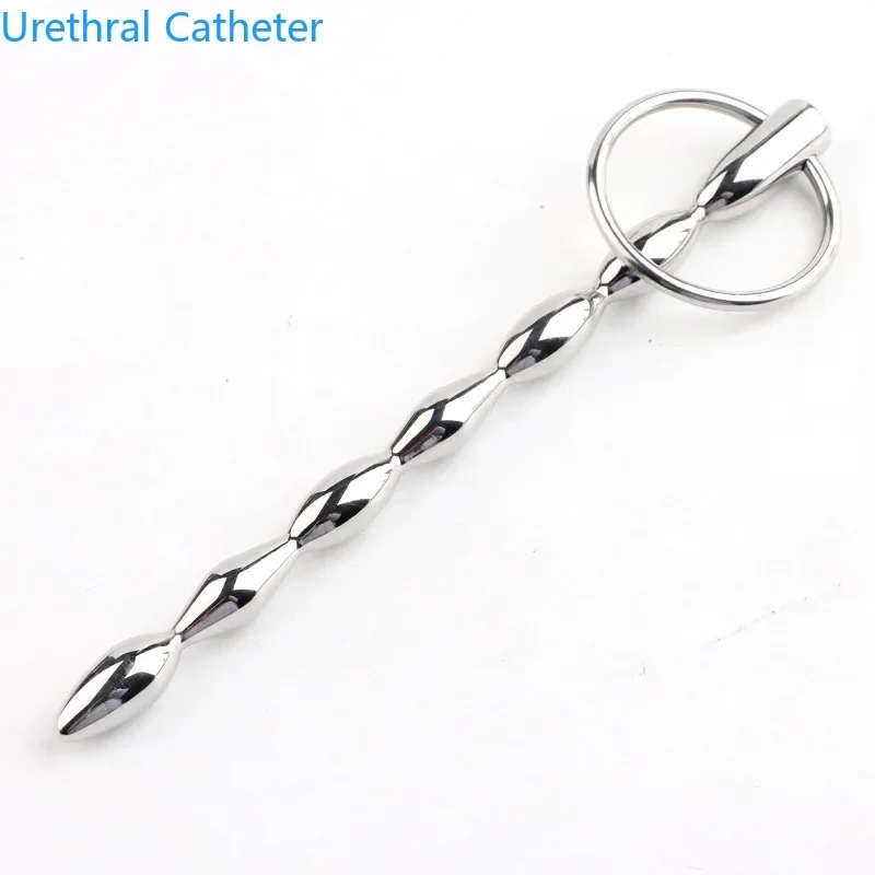 Penis Stimulation Horse Eye Stick Sex Toy For Male Urethral Dilatation Catheters Masturbation Rod Metal Urethral Dilatation