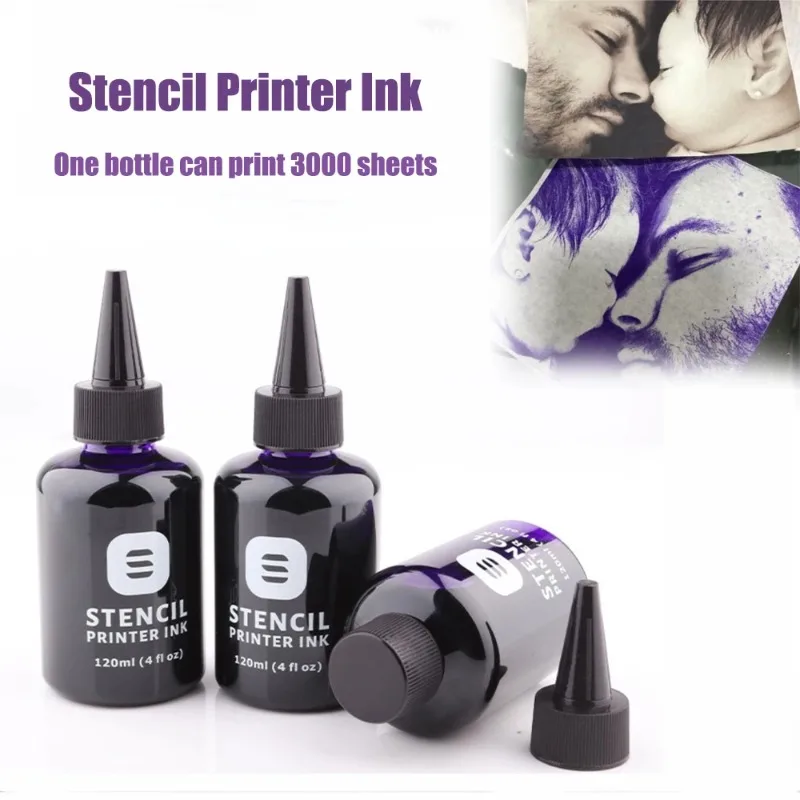 

Newest Tattoo Stencil Print Ink Super Clear Efficient Delicate A4 Inkjet Transfer Machines Dedicated Ink Tattoo Accessories