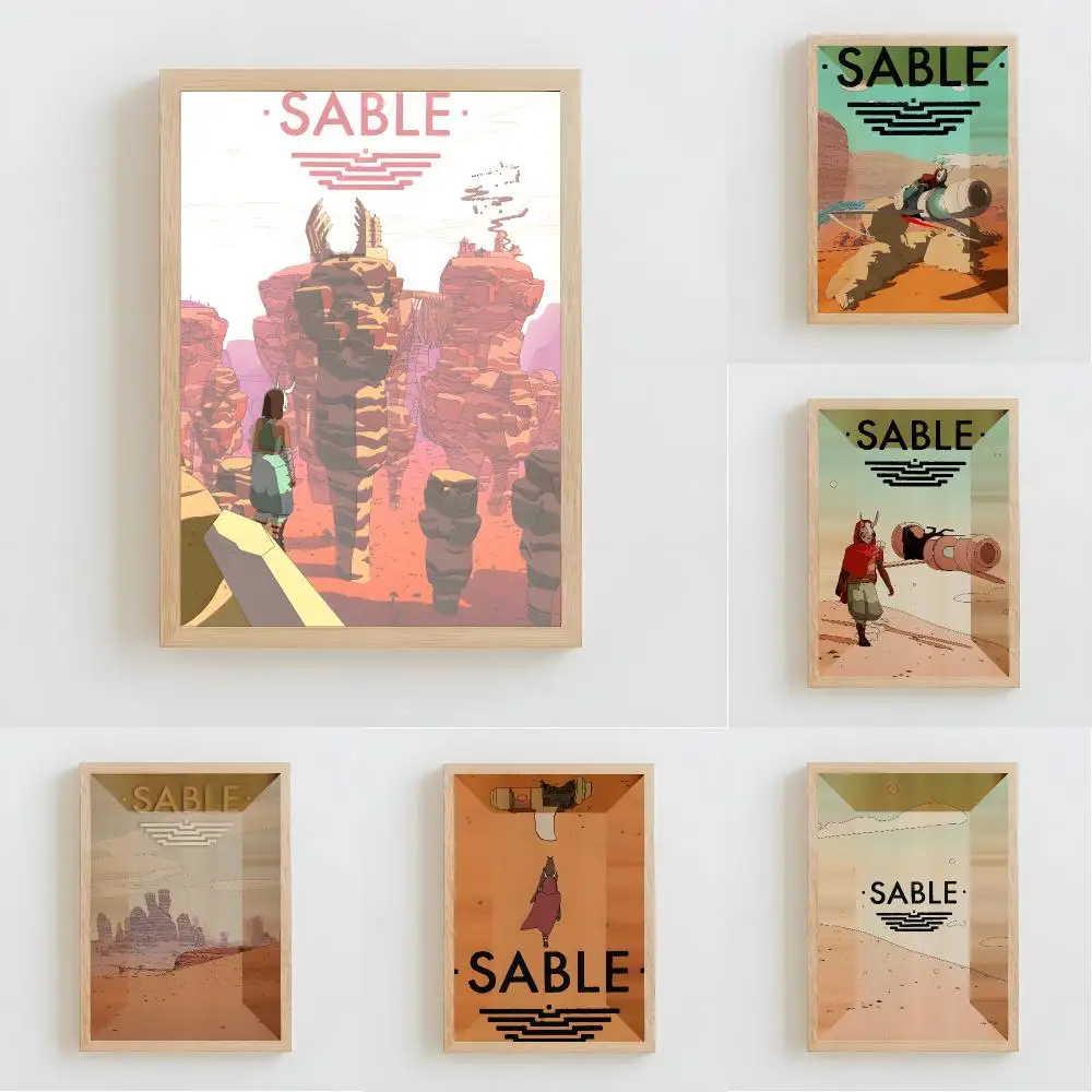 Video Game S-Sable Poster High-Quality And Affordable Wall Stickers For Dormitory And Living Room Decoration