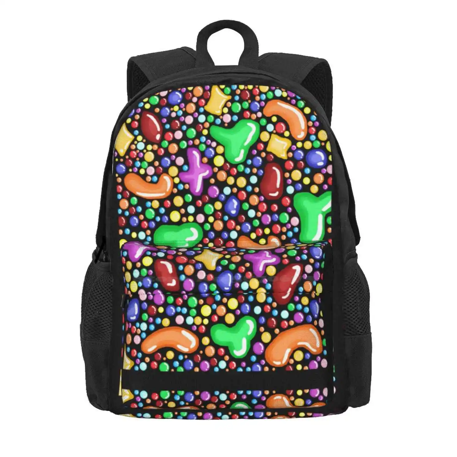 Jelly Scrambles Hot Sale Schoolbag Backpack Fashion Bags Cute Cartoon Jelly Blob Random Colours Bright Highlights Fun