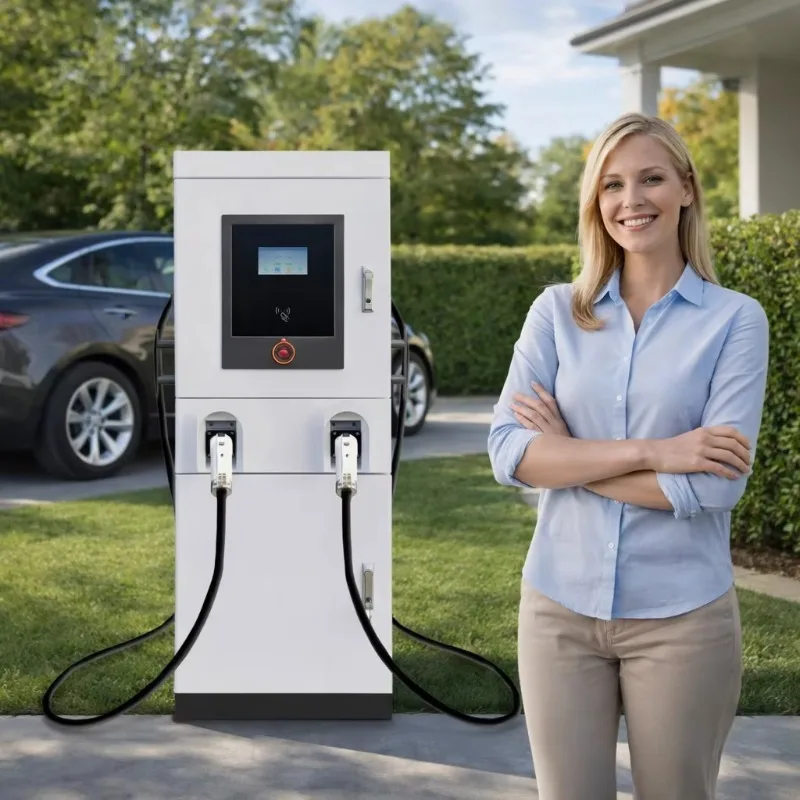 High Quality New DC120 DC Fast  Charging Station 120kW 240kW  Use DC 200A GBT CCS1/2