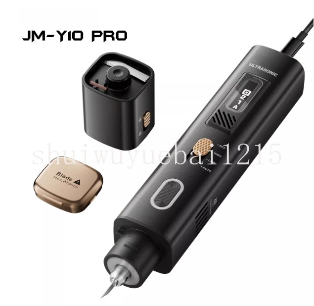 35W 40hz JM-Y10 Ultrasonic Cutting Knife with OLED Screen LED Lighting Multi-function Glue Removal Line Cutting Polishing Pen