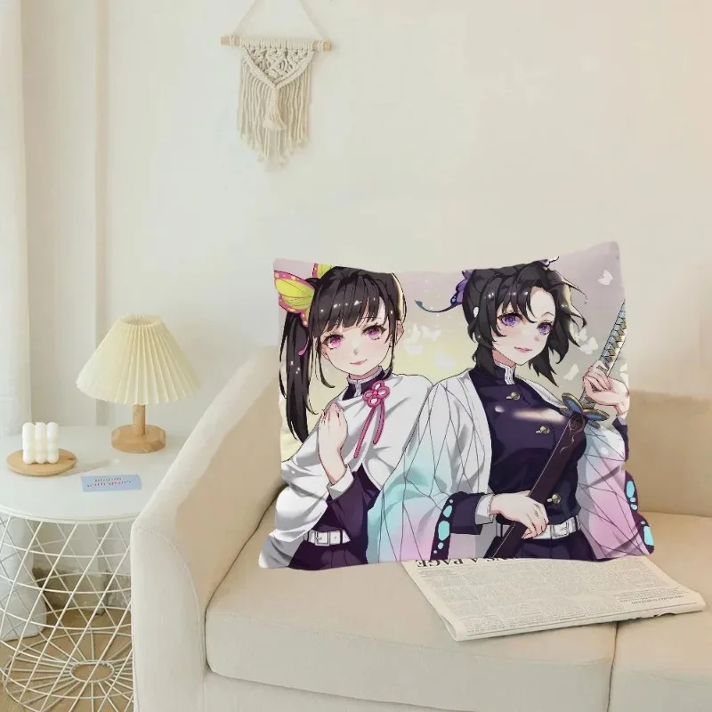 Sofa Cushion Cover Pillow Cover Cushions Cover D-demon Slayer-r Decorative Pillowcase Decor 40x40 Pillowcases for Pillows 45x45