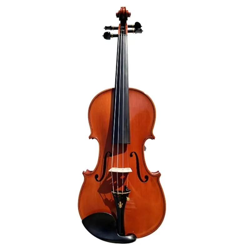

Handmade High Quality Advanced Ebony Accessories European Maple Musicla Instrument Professional 4/4 Solid Spruce Violin
