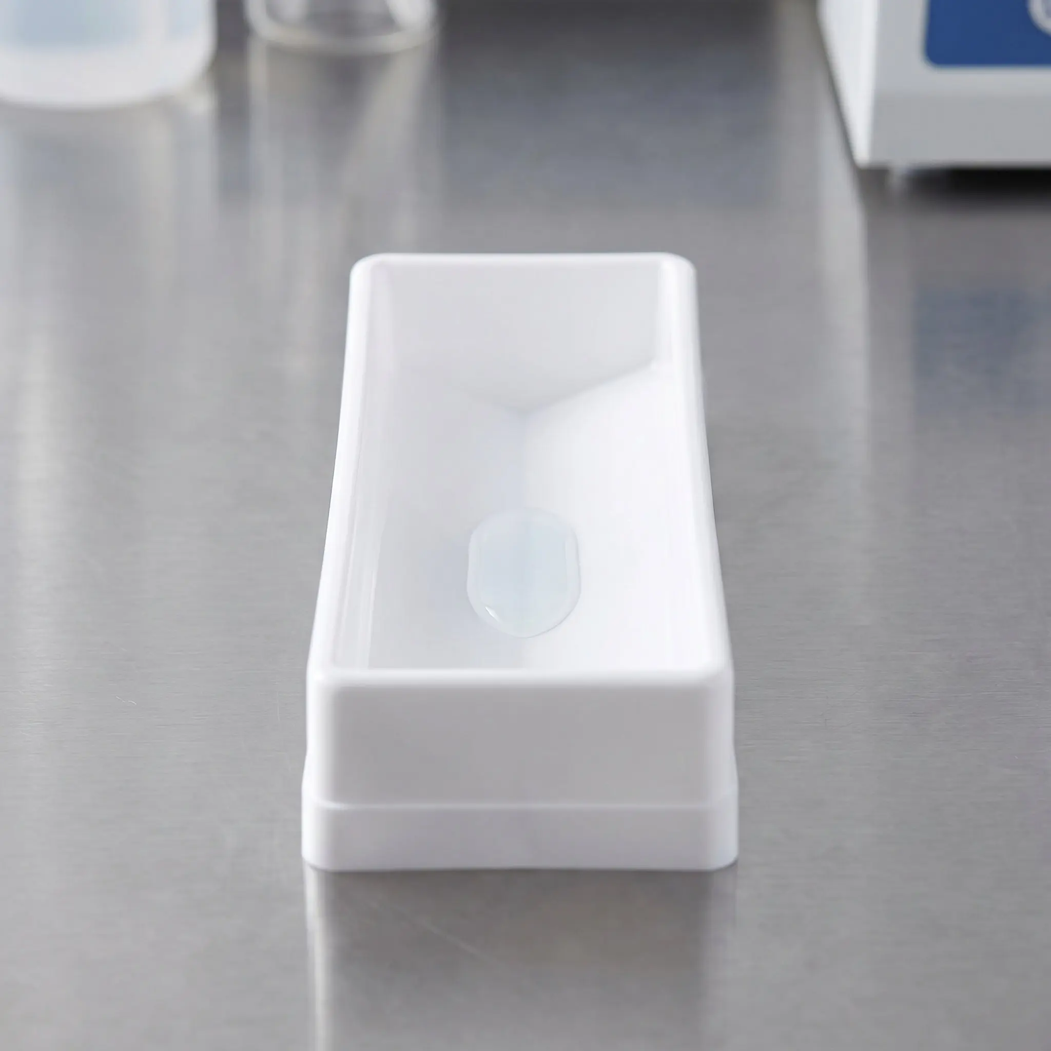 20pcs 50ml Reagent Reservoir Liquid Suction Slots Reservoir V-Bottom Disposable Solution Basin For Pipettes Biochemical Analysis