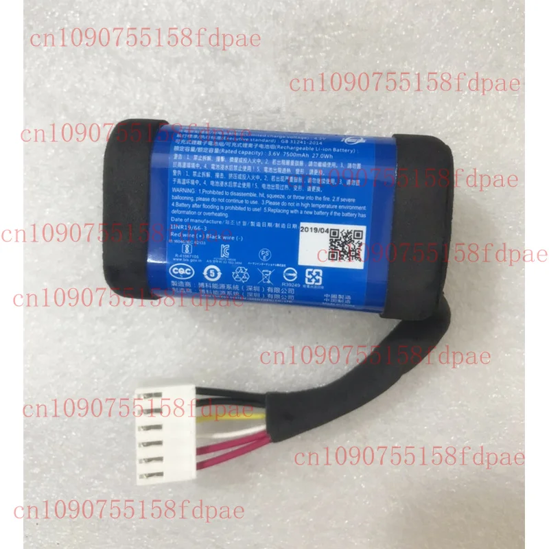 FOR JBL Charge 4 4J 4BLK 4BLUAM ID998 SUN‑INTE‑118 New Genuine 7500mAh Replacement Battery