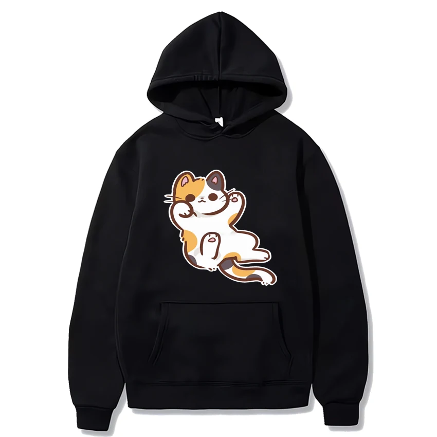 

2024 Hot sale Cute Kawaii Kitty Graphics Hoodie Men Women Hooded sweatshirts Fleece sets Unisex Long sleeve Pullover hoodies