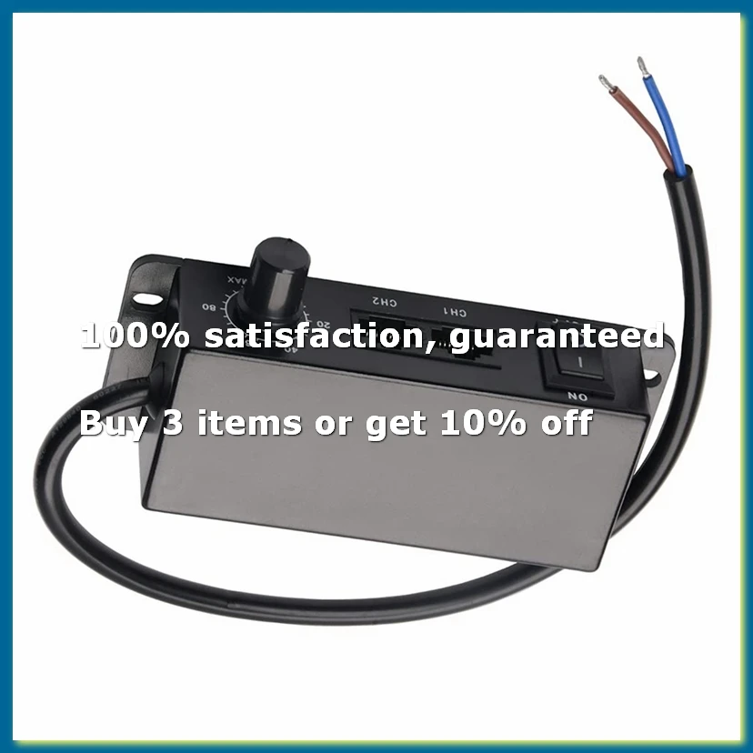 DC 0-10V Dimmer Switch Seriesable Sync Controller Rotary ON/Off for 0/1-10V Dimmable LED Drivers Electronic Ballasts-DTB1