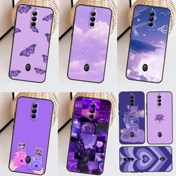 Purple aesthetic Case For Nubia Red Magic 8 Pro 6 7 6S 7S Pro 6R 5G 5S Cover For RedMagic 8S Pro Plus Funda