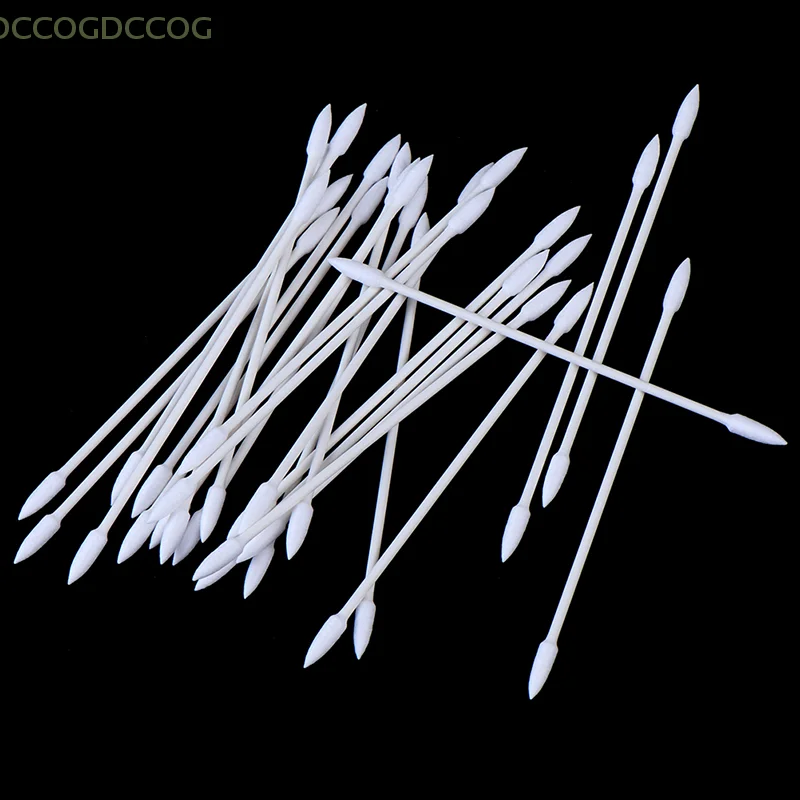 Cotton Disposable Stick Cleaning Tool for Earphone Phone Charge Port 25PCS