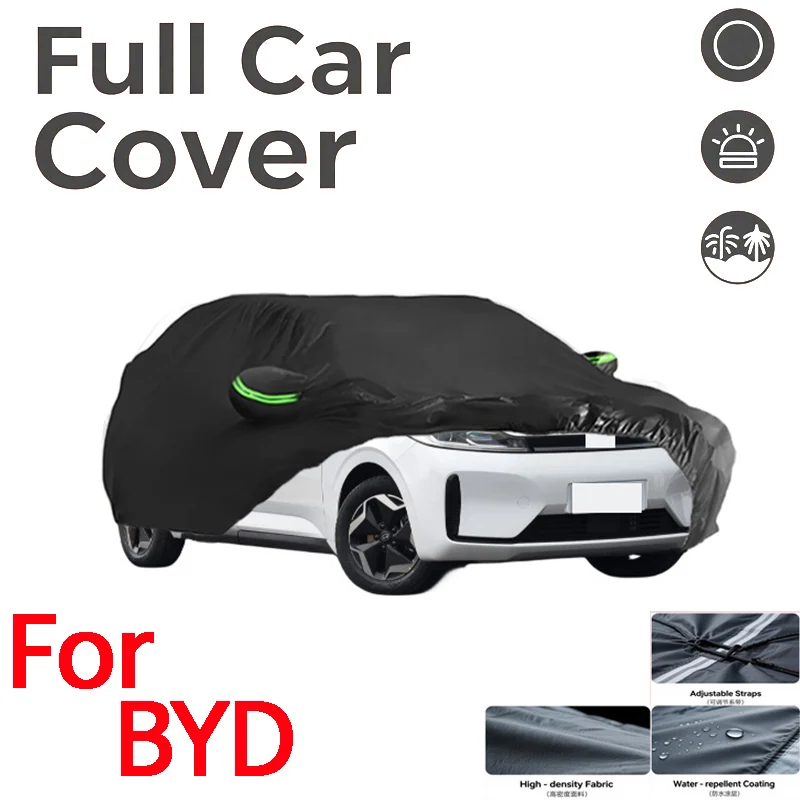 

For BYD Outdoor Protection Full Car Cover Snow Covers Rainwater Sunshine Dustproof Scratches Car Cover
