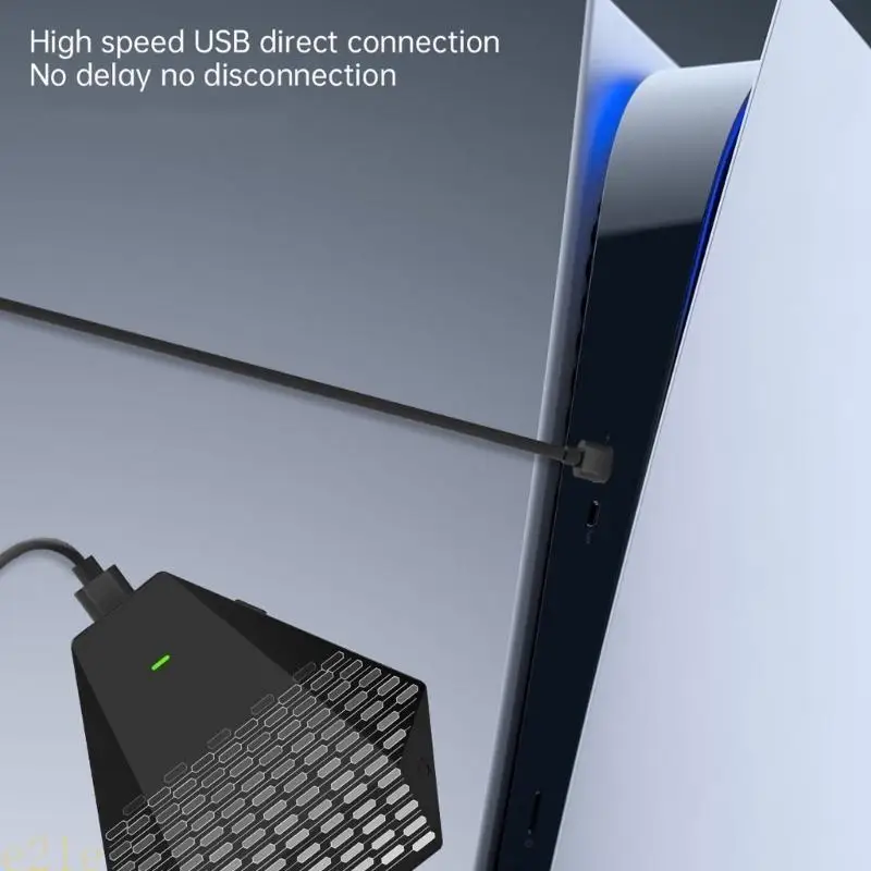 

E21E Gaming Keyboard Mouse Converter,Mobile Gaming Keyboard Mouse Converter Adapter,Bluetooth-compatible Adapter