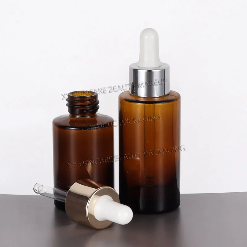 

264pcs 20ml amber glass dropper bottles serum essential oil bottle beauty skincare cosmetic packaging