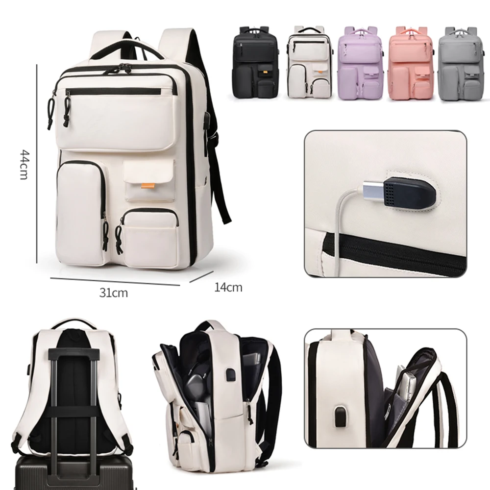 

Laptop Bag For Macbook Air Pro 13 16 Case Xiaomi Lenovo 14 15.6 Inch Shockproof Shoulder Bag Portable Handbag Briefcase Backpack