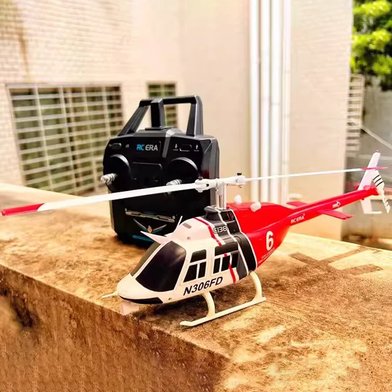 RC ERA C138 BELL 206 Jet Ranger 6-axis Gyro Stabilized Altitude Hold 4ch RC Helicopter Aircraft Hobby for Adults -RTF