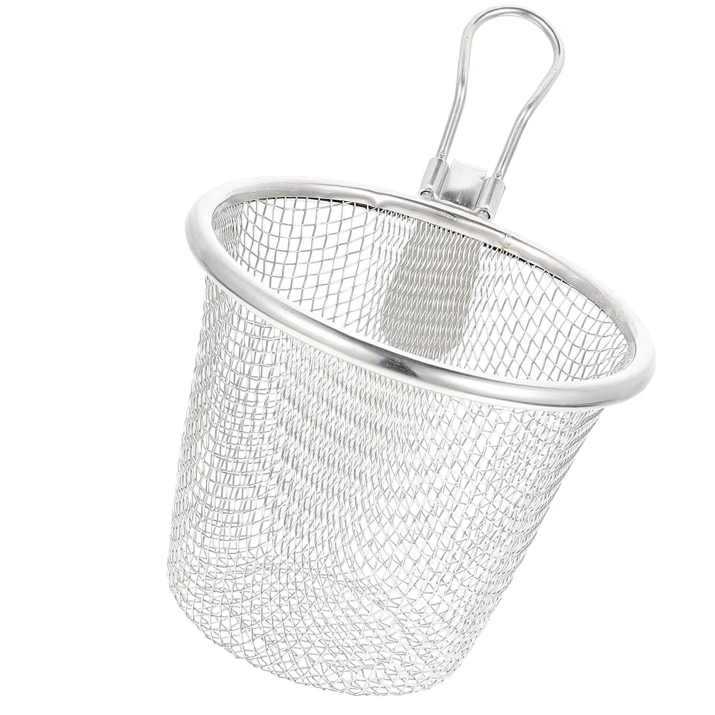 

Stainless Steel Colander Pasta Basket Hand-Pulled Noodle Kitchen Strainer Spoons Frying Food for Filter