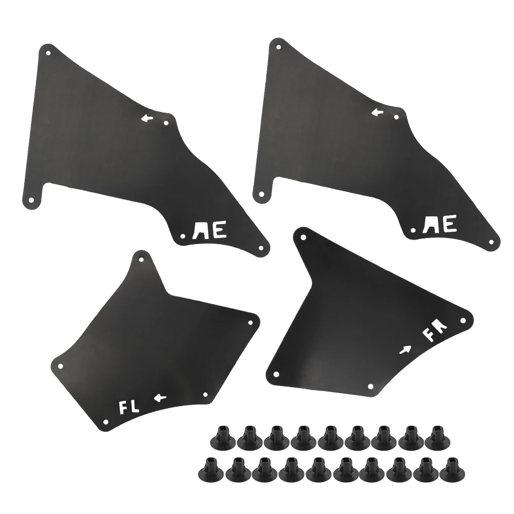 Vorne Hinten Auto Schmutzfänger 4 teile/satz Spritzschutz Schmutzfänger Außerhalb Teile Kotflügel Kotflügel Für Toyota Land Cruiser Prado 2003-09
