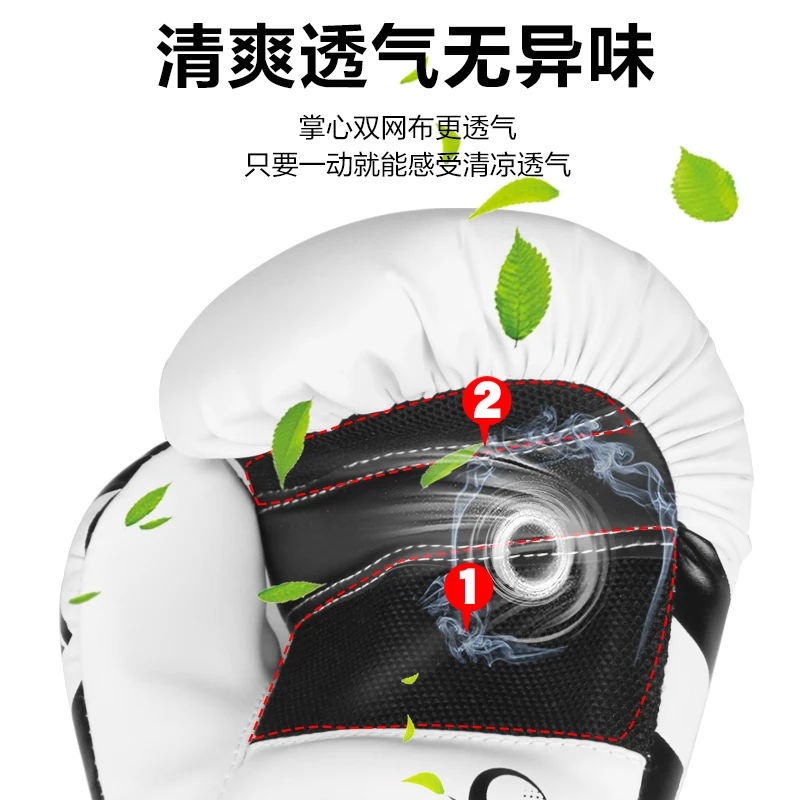 GINGPAI Good Quality Pink Adult Kids Kick Boxing Gloves Muay Thai Training Fighting Sandbag Men Women Grappling MMA Boxing Mitts