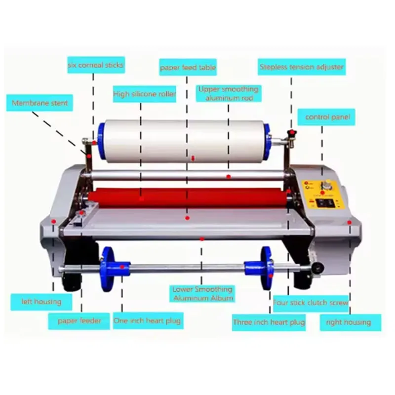 A3+Paper Laminating Machine Self-adhesive Cover Cold Mount Photo Book Crystal Label Laminator Single And Double Hot Mount Sheets