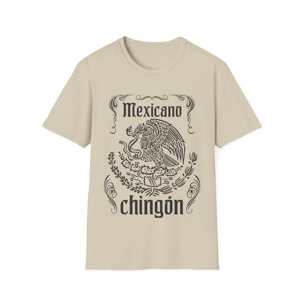 Mexicano Chingon Shirt Funny Mexican Spanish T-shirt Playera Badass Cholo Wear High Quality 100%Cotton Short Sleeve