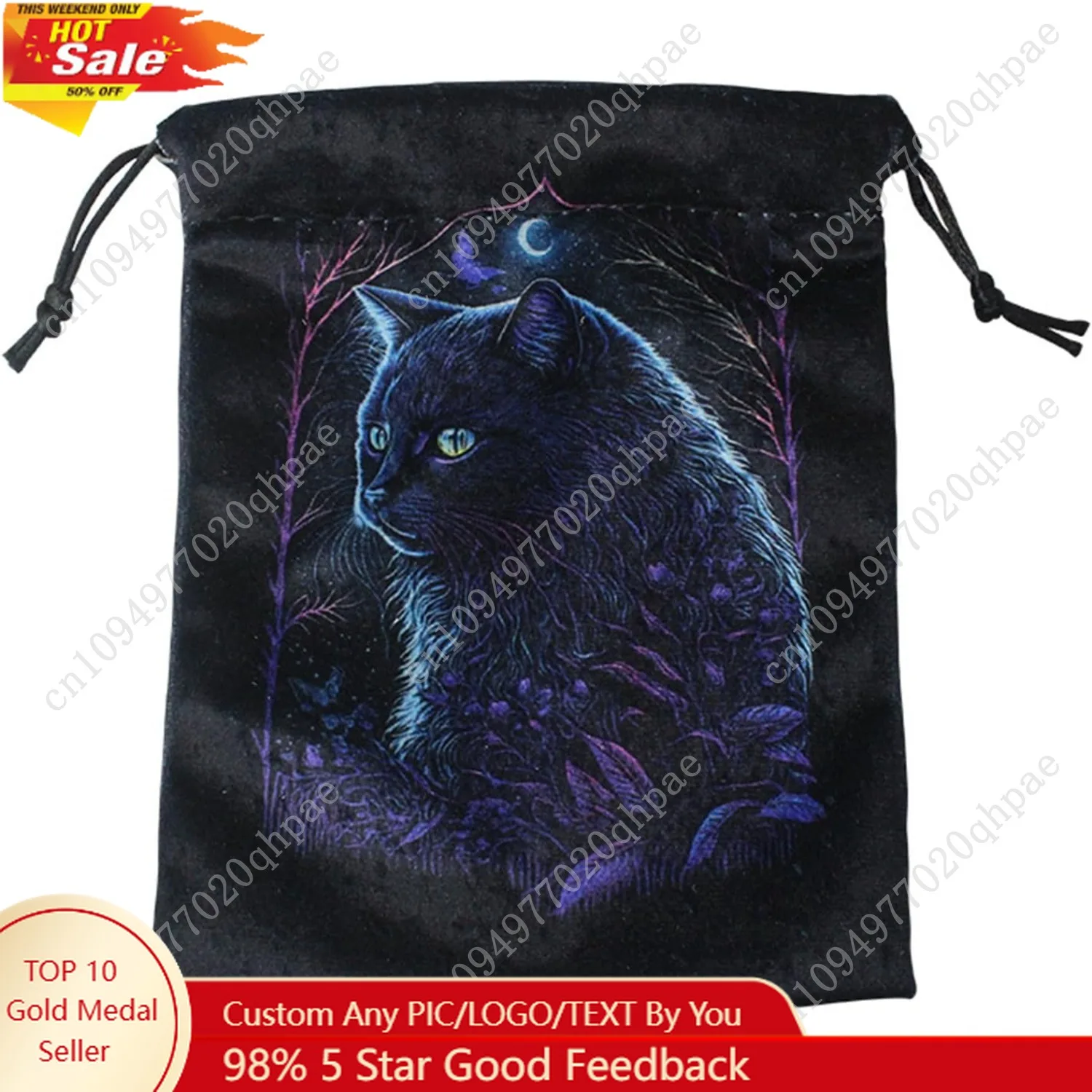 

Drawstring Dices Bag Astrolabes Divinations Tarots Card Bag Board Game Mini Flannelette Jewelry Packaging Storage Pouch Mini Dra