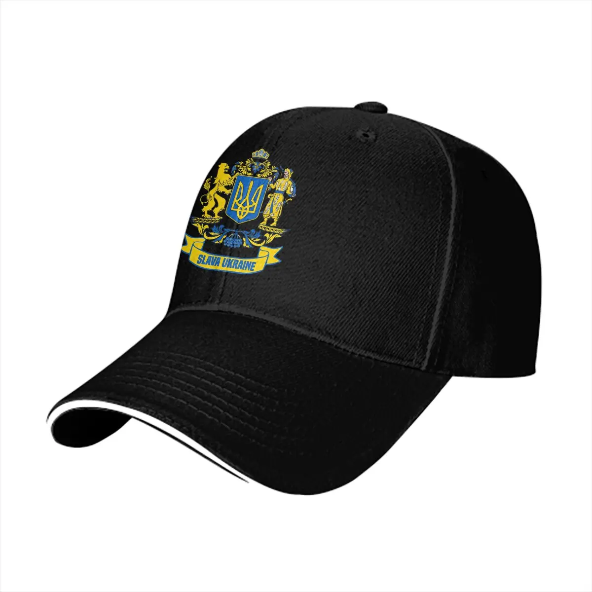 Slava Ukraine Ukraińska czapka z daszkiem Mężczyźni Kapelusze Kobiety Daszek przeciwsłoneczny Czapki Snapback