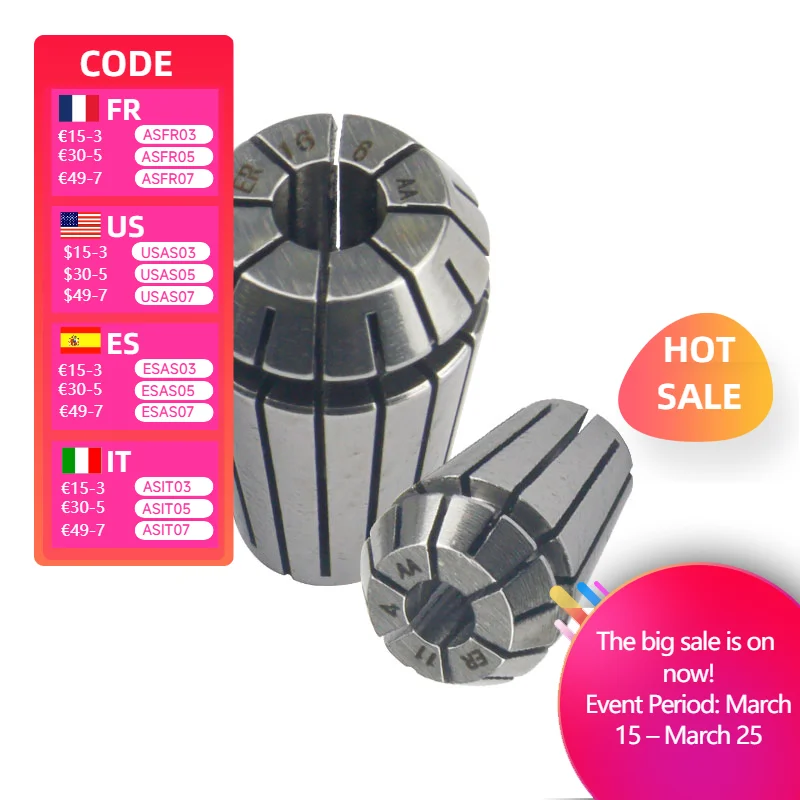 1PCS/5PCS ER8 ER11 …