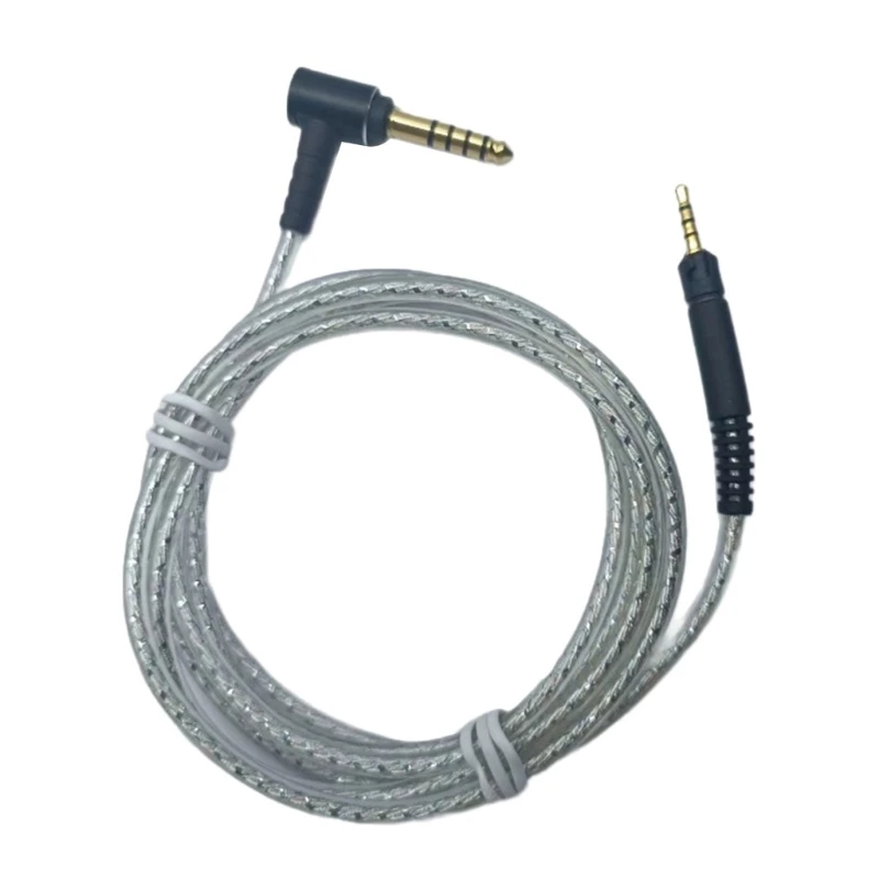 Headsets Cable with 4.4mm Plugs for HD598/599/558/518/569 Headphone Enhances Sound Quality Reduced Interferences