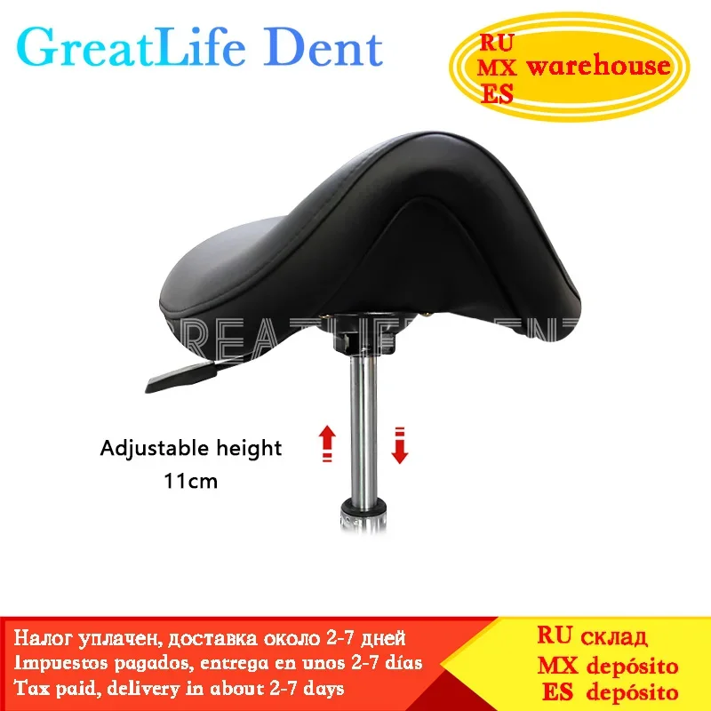 GreatLife Dent Midmark Procedure Chair PU Leather Height Adjustable SPA Beauty Salon Doctor Chair Seat Stool Chair for dentist