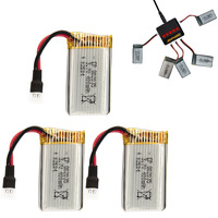 3.7V 250mAH 400mAH Lipo Battery With Charger For FX620 SU-25 F22 P51D P40 BF109 7.4V 600mAH A280 Battery RC Plane Battery