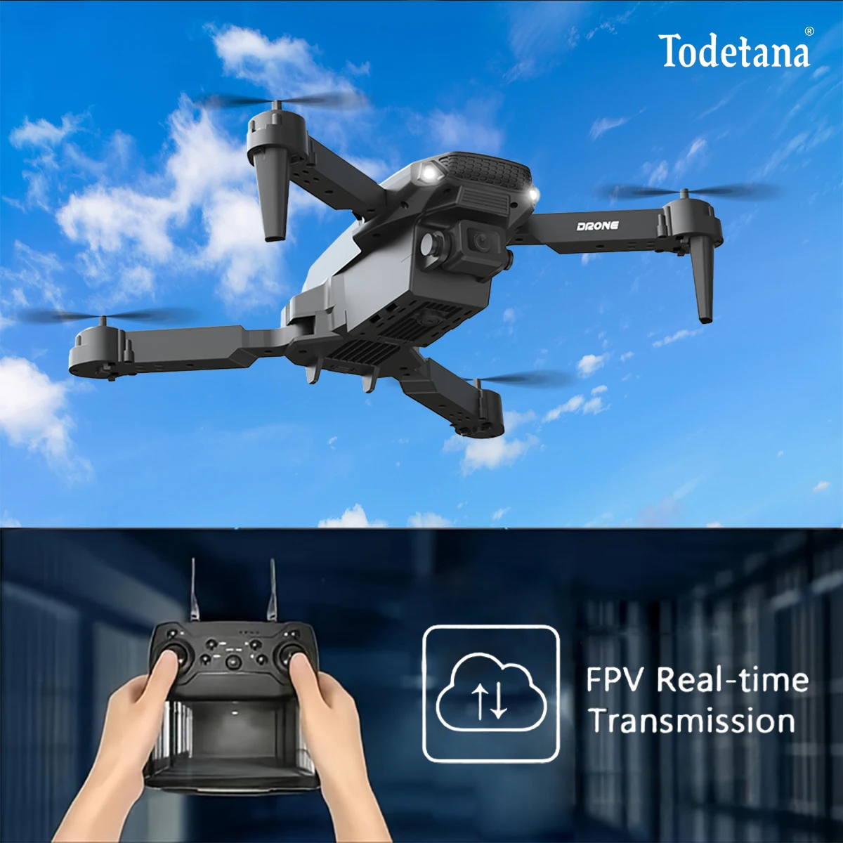 2025 E88 Met één klik opstijgen en landen HD Carema Opvouwbare drone RC Goedkope afstandsbediening WIFI FPV Drone Speelgoed Quadcopter Cadeau