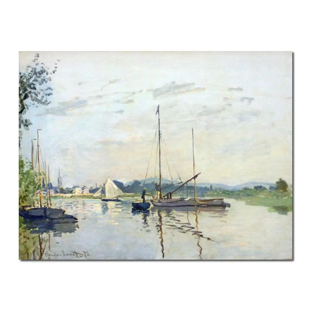 

Hand Painted Oil paintings Claude Monet Canvas art Argenteuil High quality home decor