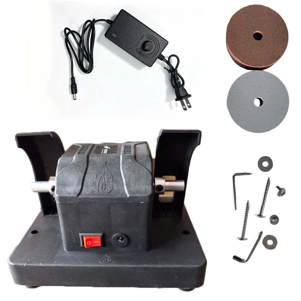 For Mini Grinder 7 Gear 6000RPM Metal Electric Sander Sharpener For Rust Removal Drilling Polishing DIY Home Workshop Tool