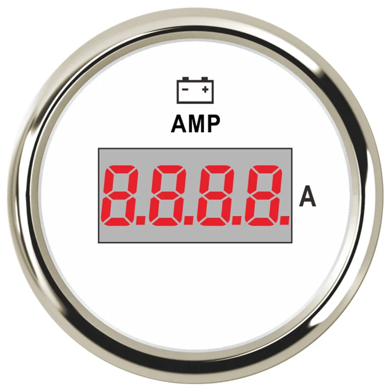 

Free Shipping +-150A Digital Amp Gauges 52mm ±75mV Ampere Meters with Sensors Ammeters for Auto Boat Truck Red Backlight 9-32vdc