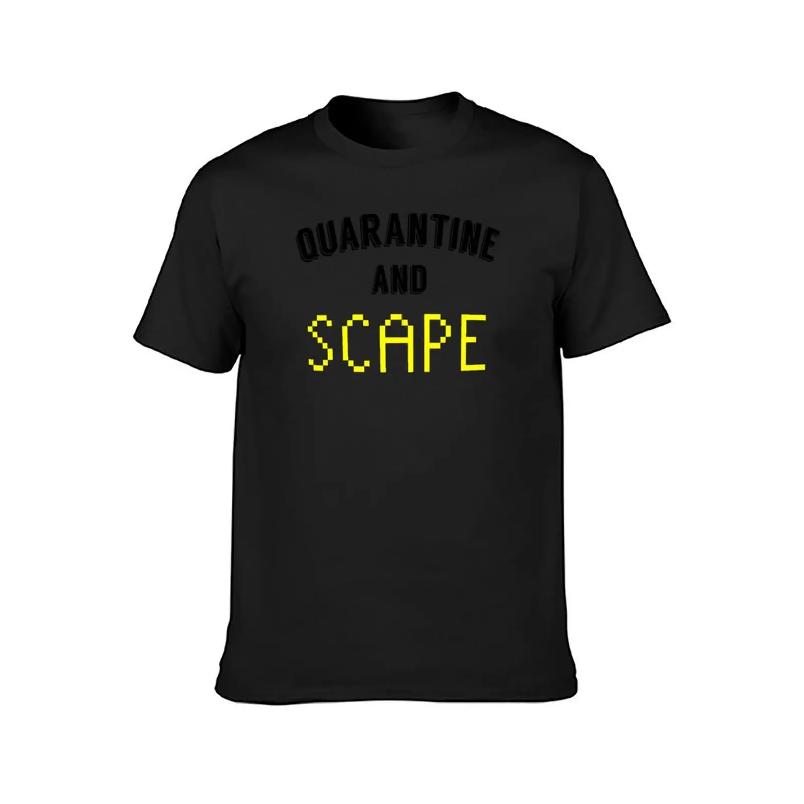 Quarantine And Scape T-Shirt hippie clothes blanks tops sublime mens graphic t-shirts hip hop