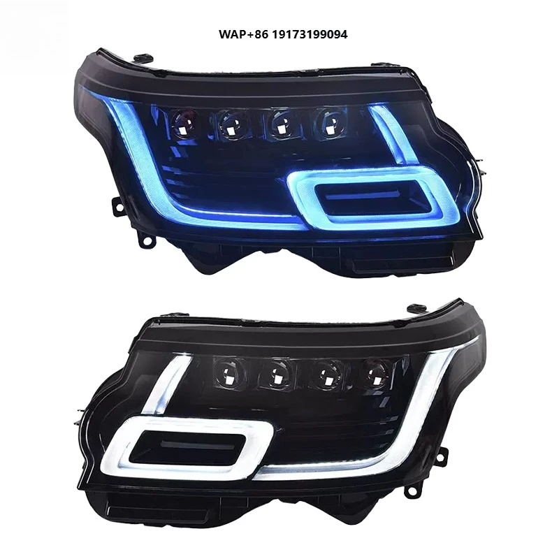 

for LandRover-RangeRover Vogue L405 Upgrade LED Headlight 2014-2017 Car Accessories DRL 4 Lens Projectors Headlamp