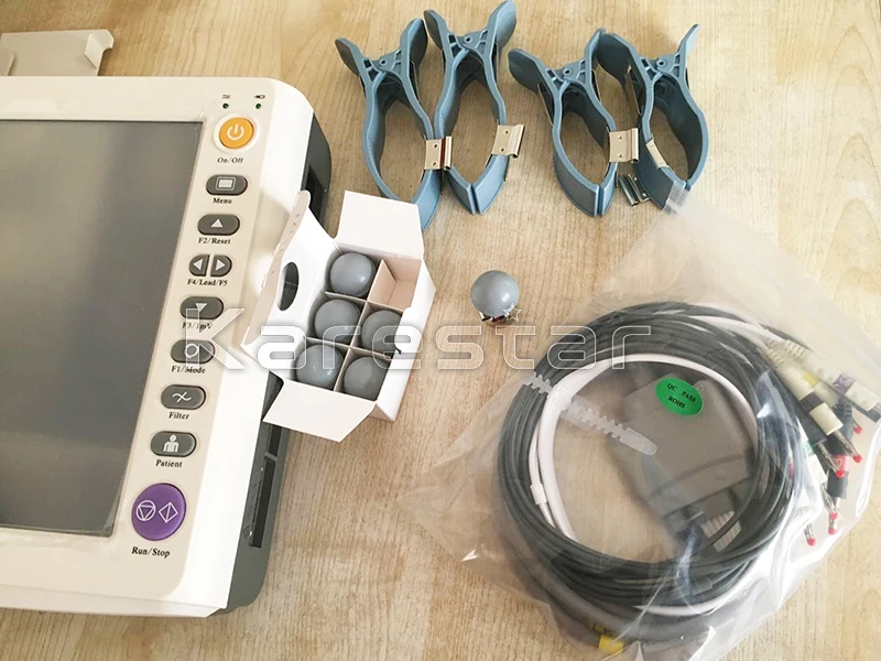 Veterinary ECG Machine Portable Touch Screen  Portable Ecg vet 12 channel ecg