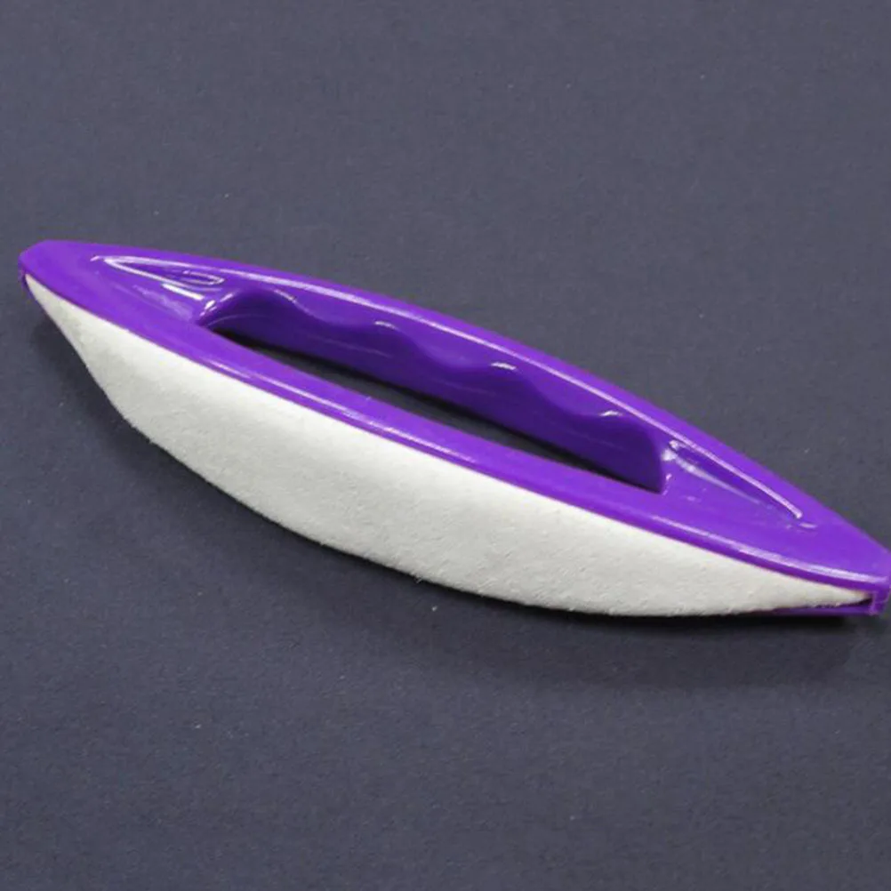 ชุดอุปกรณ์ทำเล็บ 6 ชิ้น แปรงขัดเล็บหนังแกะสำหรับเล็บธรรมชาติและเล็บปลอม ชุดดูแลเล็บแบบพกพา