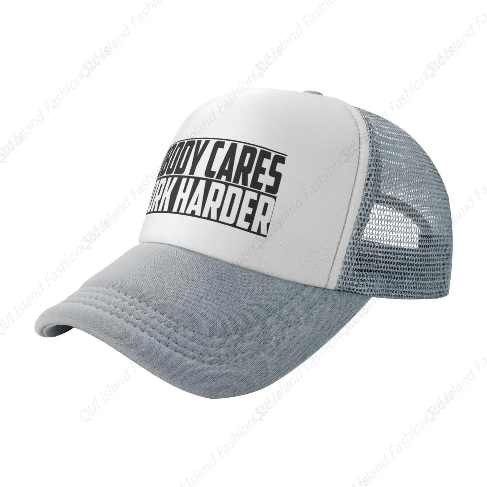 

Nobody Cares Work Harder Baseball Cap Vintage for Men Women Trucker Golf Dad Mesh Hat Sports Fishing Daily Unisex