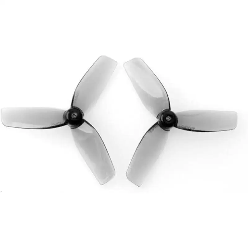 Hqprop 40mmx3 Hollow Cup Propeller Dia 40mm 3-blade Paddle Shaft Hole 1mm/1.5mm Poly Carbonate For Fpv Airplane Model