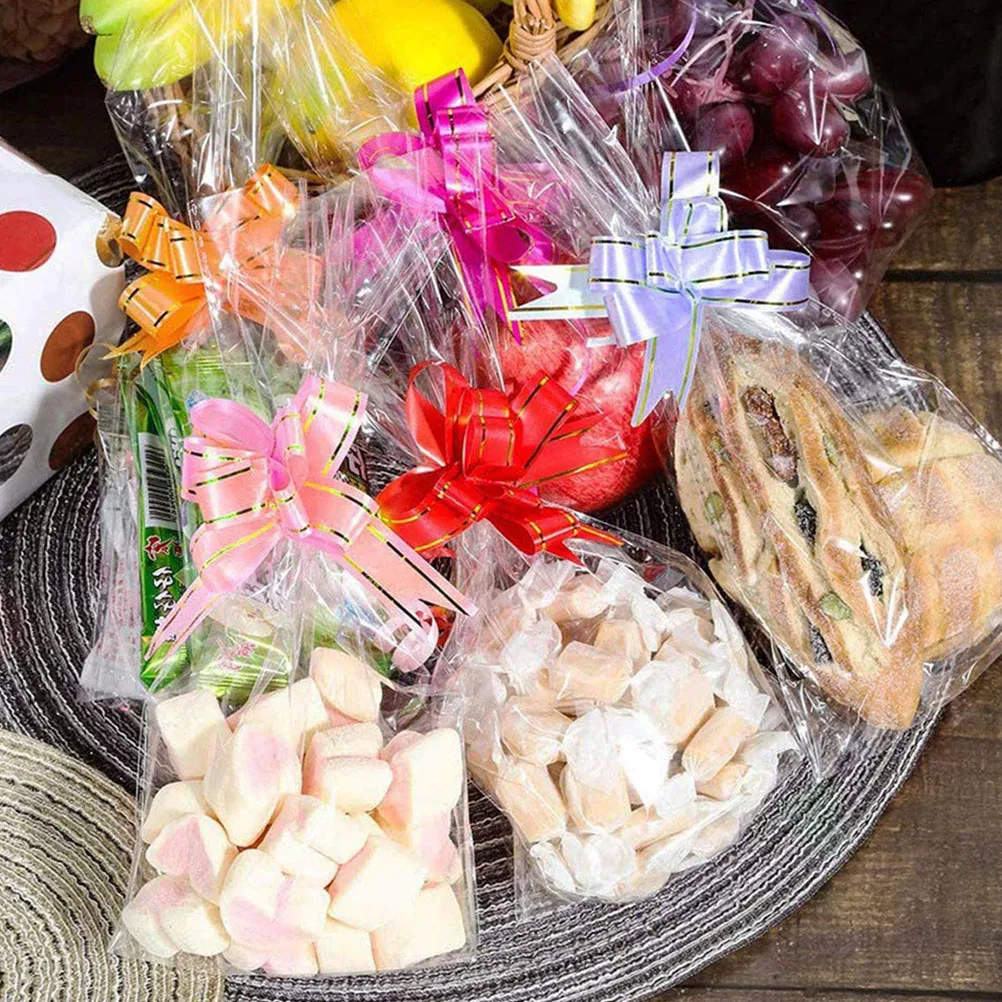 

400 Pcs Lollipop Packaging Bags Cellophane Treat Clear Cellophane Gift Bags Gift Polypropylene C y Snack Party Favor Storage