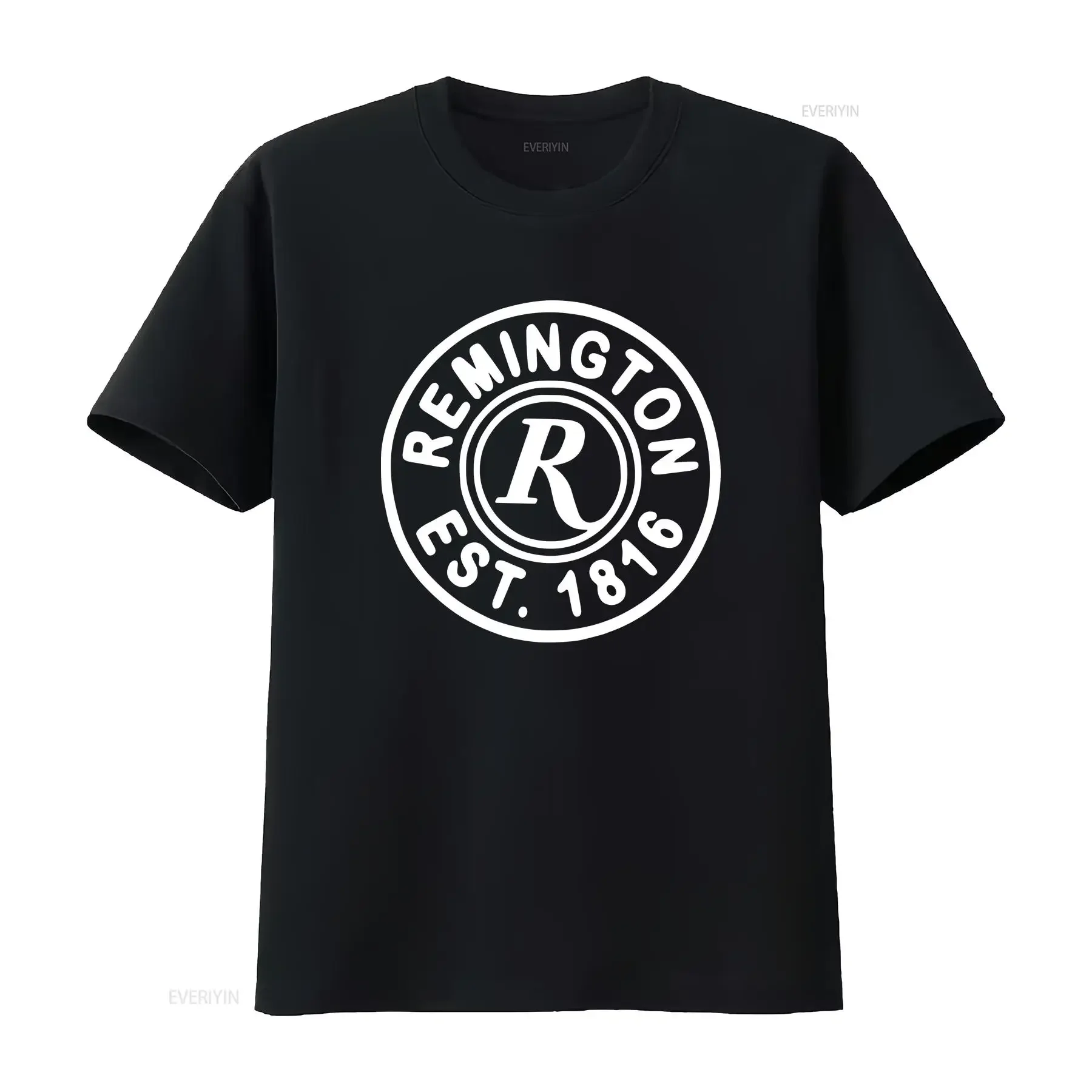 Remington Est 1816 Logo-T-Shirt, lustig, Größe S bis 5XL, Vintage-Waschung, Unisex, Streetwear-Mode, bequeme Designerkleidung