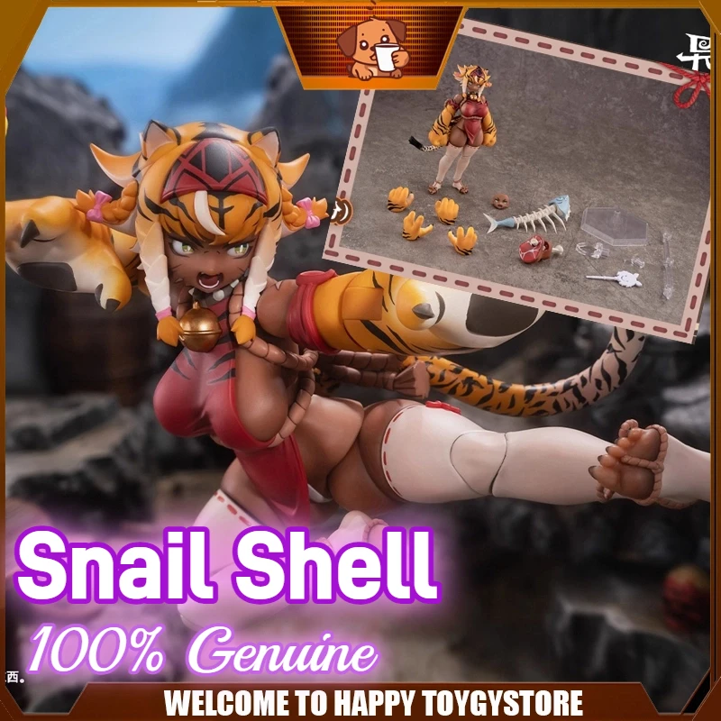 

New Snail Shell Rpg-04 1/12 Action Figure Snail'S Isekai Adventure Tiger Girl Galu Action Figure Figurine Collection Toys Gifts