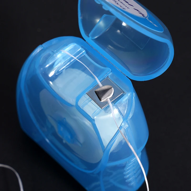 7Box Colorful Mint Dental Floss 50m Portable Floss Superfine Flat Flosser Interdental Brush for Oral Braces Cleaning