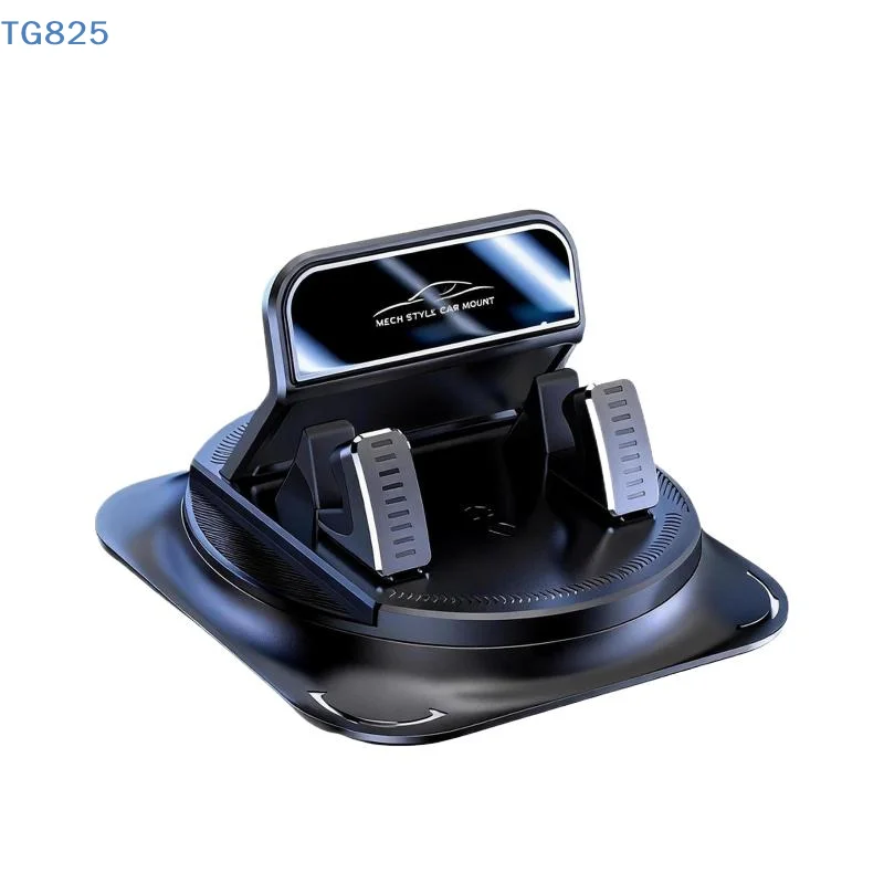 Supporto per Telefono da Cruscotto Auto, Rotazione a 360°, Adesivo, Stabile, Universale, Accessori per Auto