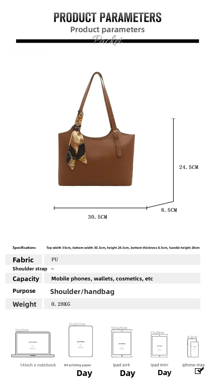 Modische, stilvolle Seidenschal-Einkaufstasche, Umhängetaschen mit geräumigem Fassungsvermögen, elegante Unterarmtasche, vielseitige Pendelhandtasche für Damen – Detail 1