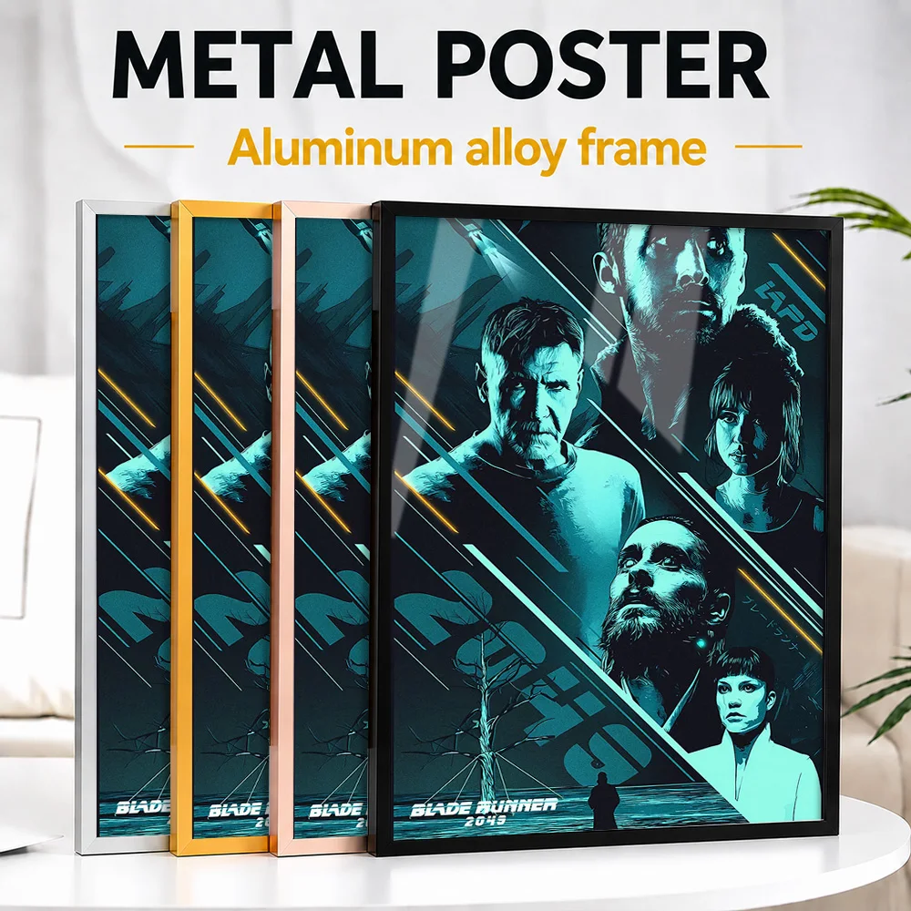 Blade Runner 2049 Movie Framed Metal Poster Personalized Screen Tribute Wall Art Designed For Story Lovers To Display In Theater