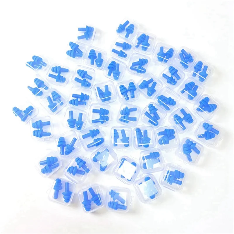 

Advanced Soft Silicone Earplugs Waterproof Swimming Ear Plugs Reusable Noise Reduction Sleeping Ear Plugs Hearing Protector