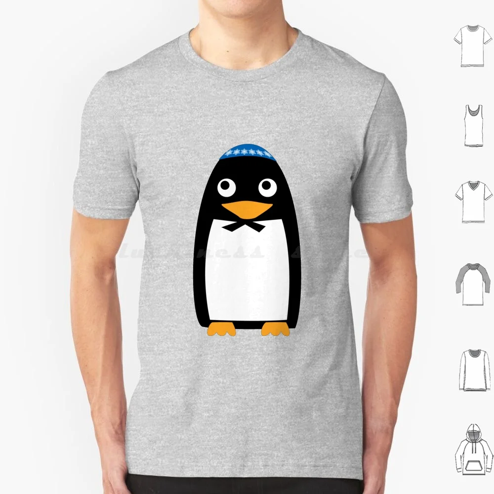 

Happy Hanukkah Jewish Penguin Yarmulke T Shirt Men Women Kids 6xl Penguin Hanukkah Jewish Yarmulke Kippah Star Of David Jewish
